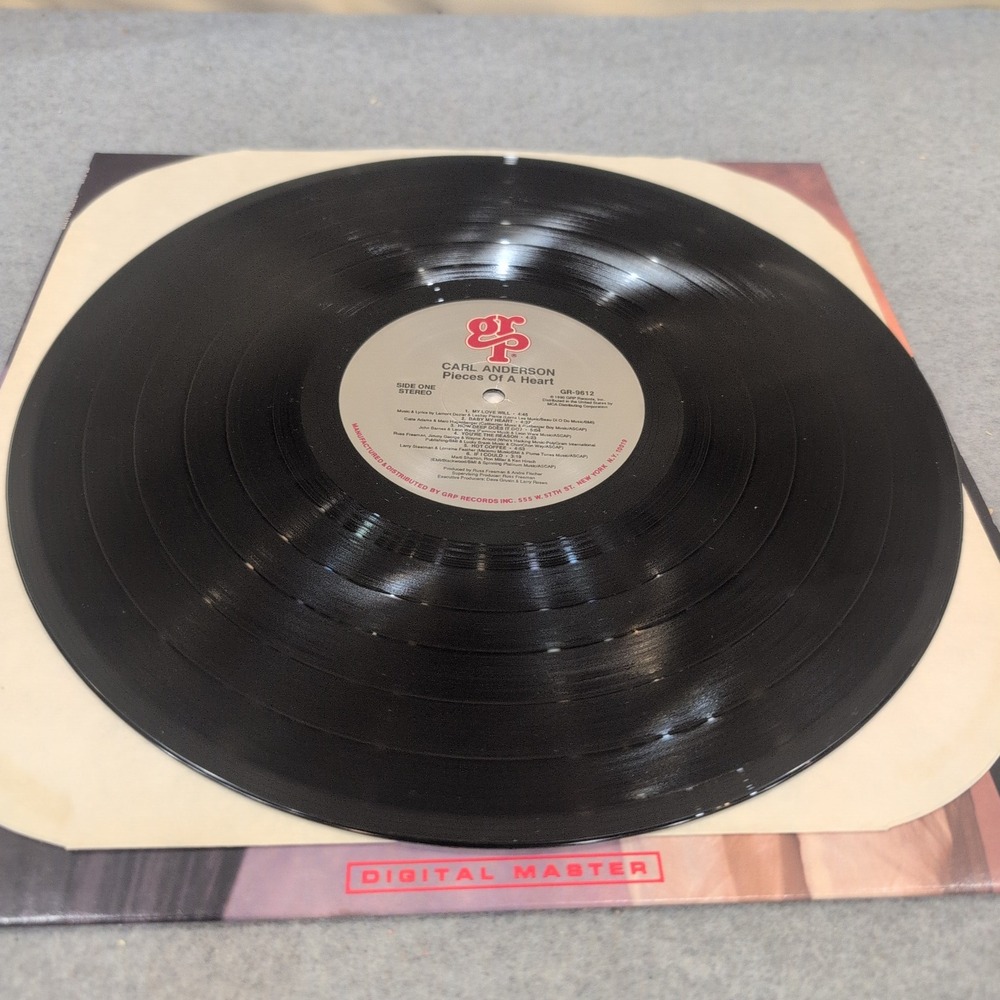 Carl Anderson Pieces‎ of a Heart Vinyl LP GRP Records GR-9612 1990 Jazz Soul VG+ - Picture 3 of 6